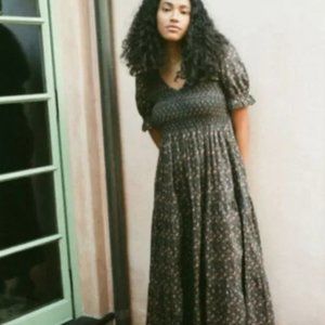 Christy Dawn Brooklyn Dress in Black Cosmos Floral